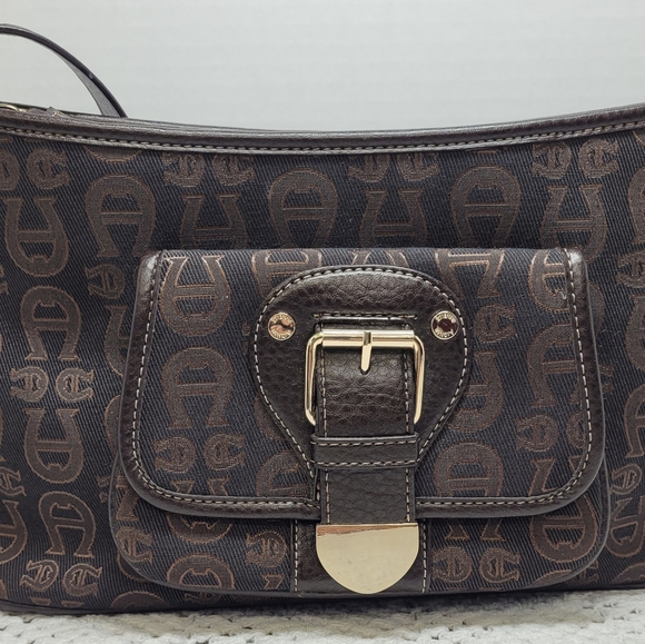 ETIENNE AIGNER BROWN PURSE EUC - Picture 6 of 13